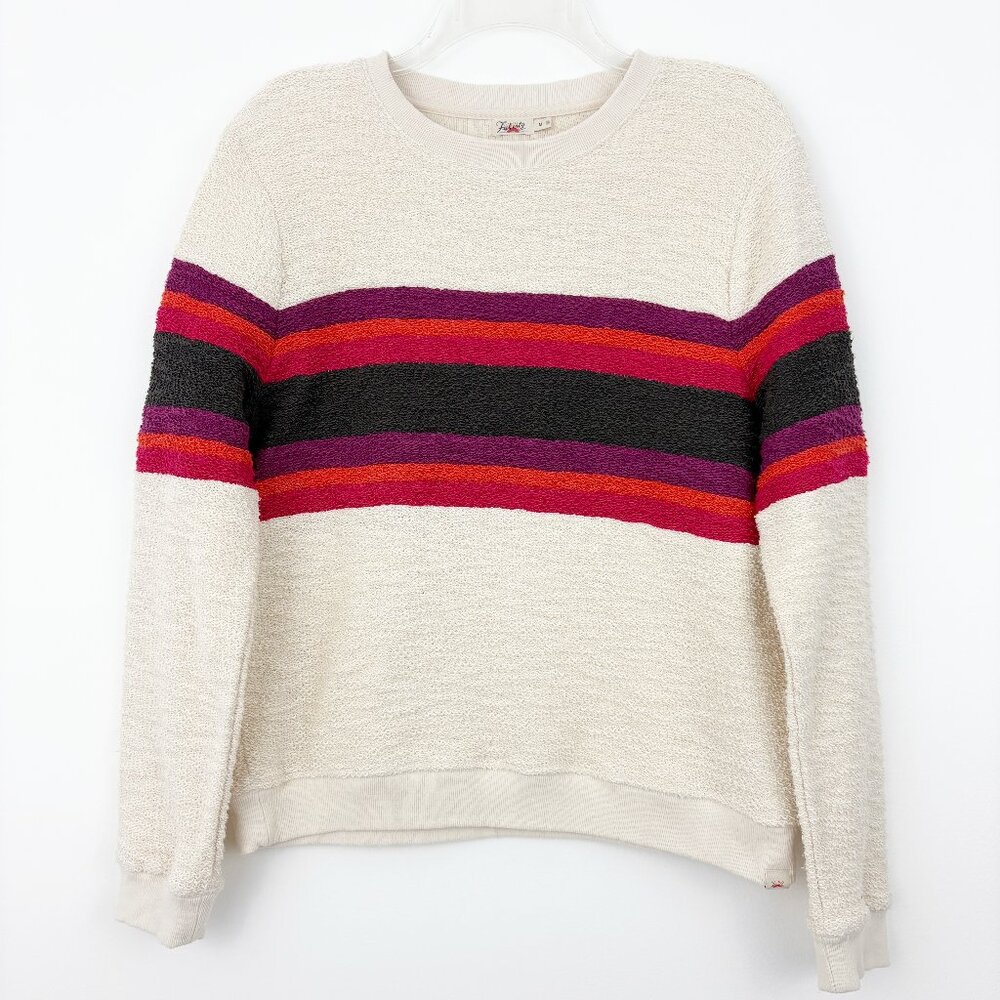 Faherty Organic Cotton Striped Sweatshirt - Picture 2 of 11